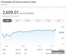 美股周二行情：道指首次站上3万点 费城半导体指数微涨0.53%